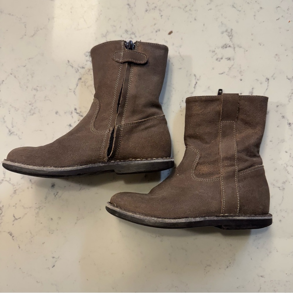 Bonpoint Swede Brown Boots for girls